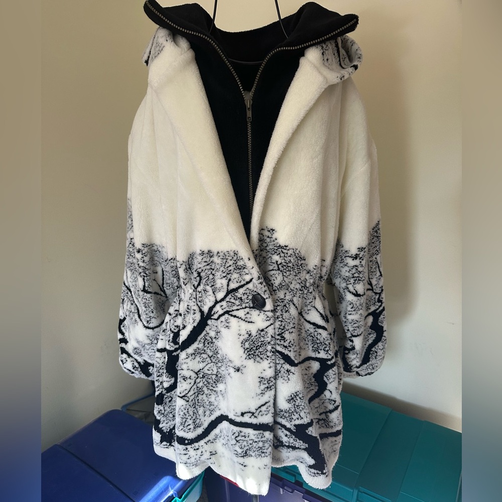 Vintage Denali Women's Hooded Fleece Coat